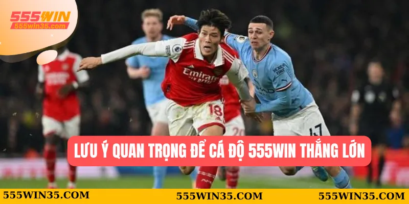 Lưu ý quan trọng để cá độ 555WIN thắng lớn