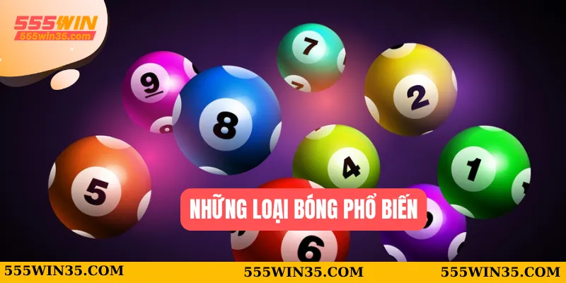 Những loại bóng phổ biến