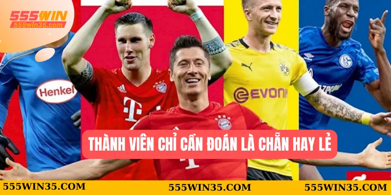 Thành viên chỉ cần đoán là chẵn hay lẻ